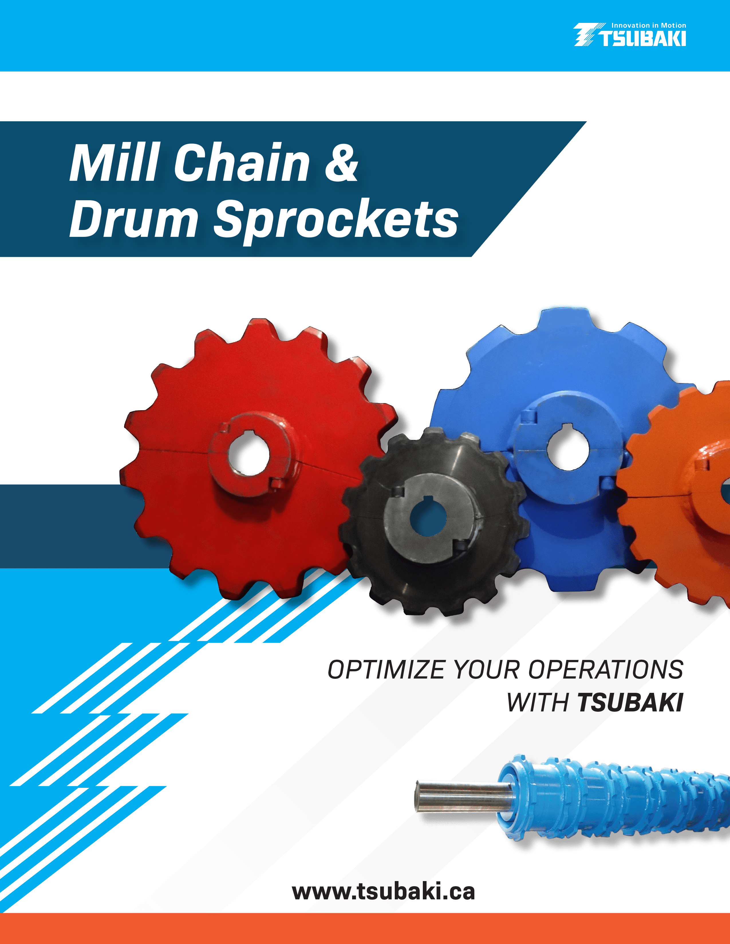 Mill Chain and Drum Sprockets