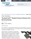Tsubaki SJ3® Sealed Joint Chains Endure the Harshest Environments