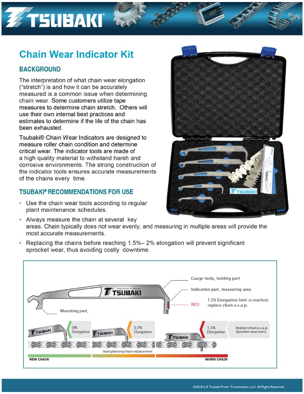 Chain Wear Indicator